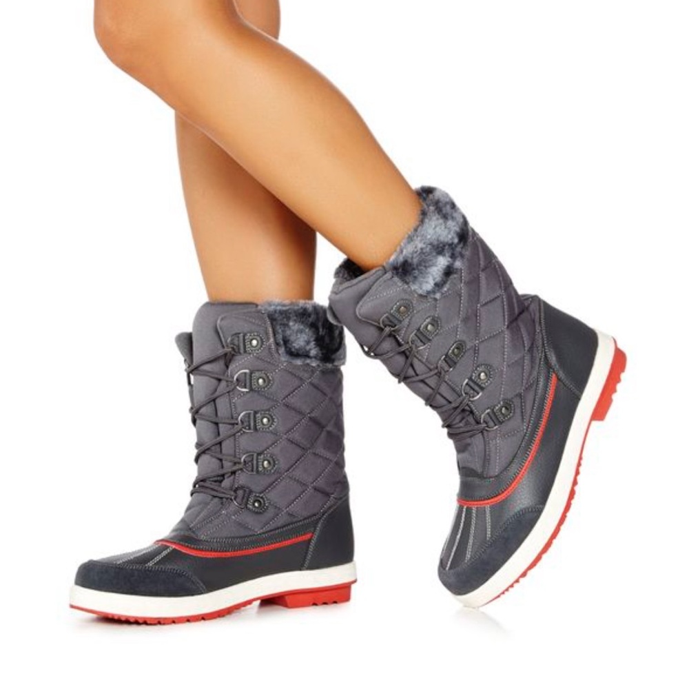 Quilted Snow Boot